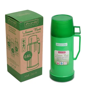 

Thermos 600 ml plastic with glass flask Kamille, kml-2071