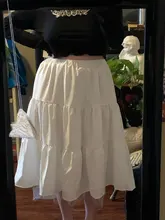 De las mujeres de la moda una línea falda de tul elástico cintura alta fiesta largo Maxi falda