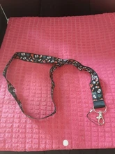 DZ1136-Correa de cuello para llaves, llavero para gimnasio, cuerda colgante, bricolaje