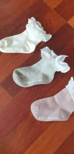 3 pares de calcetines de bebé niña y niño, lazo con volante de encaje, material barato para recién nacido, antideslizantes, accesorios de ropa infantil