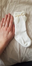 2020 calcetines de niñas bebé nuevo niños chica lazo grande hasta la rodilla largo suave calcetines Bowknot 100% algodón 0-3 años calcetines recién nacido