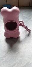 Dispensador con forma de hueso para caca de perro o mascotas, soporte de basura para residuos, bolsa de caca, herramienta de limpieza, productos para mascotas