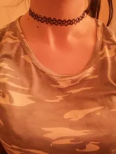 Gargantilla extensible de tatuaje para mujer, 4 unidades por lote, collar elástico Punk, regalo de boda