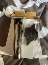 Mini maquinilla eléctrica para cortar el pelo para hombre, cortadora de pelo profesional sin cable con pantalla LCD, recargable por USB