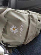 Mochila escolar de nailon con estampado de flores para adolescentes, bolso escolar para chicas