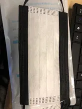 Mascarilla protectora desechable para adultos, máscara de 3 capas con filtro, no tejida, color negro, 10/50/100 uds.