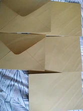 10 unids/lote en blanco sobre de papel Kraft para boda fiesta mensaje tarjeta postal bolsa de tarjetas rojo Retro sobres