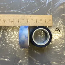 Cinta Washi decorativa de 1,5 cm x 7M, Color de sueño increíble, pegatina para álbum de recortes, cinta adhesiva para la escuela y la Oficina