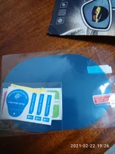 Película de niebla para coche, revestimiento antiniebla, resistente a la lluvia, hidrofóbica, retrovisor, película protectora para espejo, 1 par, Envío Gratis