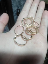 Wuckalo-Conjunto de anillo de tejido torcido redondo para mujer, joyería femenina, anillos de dedo nudillo clásicos elegantes para mujer 2021
