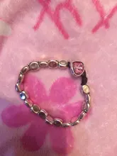 Anslow-pulsera de cristal rosa y azul para mujer, nuevo diseño hecho a mano, cuerda de envoltura, cuentas, regalo, joyería para mujer, LOW0735LB