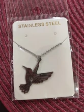 Collar de acero inoxidable con colgante de gato hecho en Origami para mujer, joyas de gatitos, gato en la Luna, Bisutería