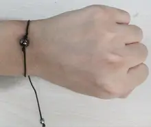 Día de las madres pulsera 2 par/set hueco de acero inoxidable Corazón de mariposa colgante ajustable cuerda pulseras de cadena para mamá