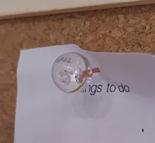 100 unids/caja Metal, acrílico, mapa alfileres cabeza acrílico con acero punto corcho JUNTA DE SEGURIDAD DE Thumbtack DE LA ESCUELA DE LA OFICINA