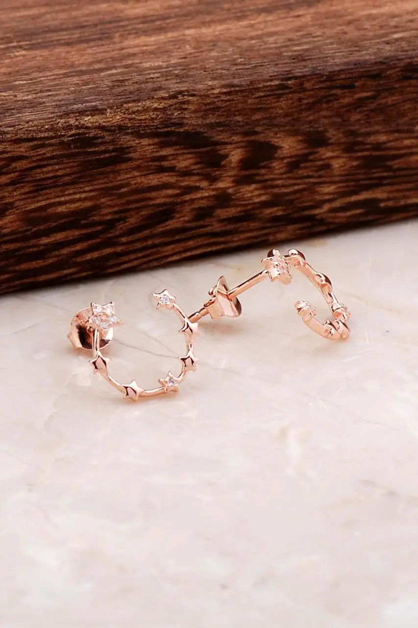 Rose Silver Mini Hoop Earrings 4854 High Quality Hand Made Original Filigree Silver Jewellery Gift for Women
Rose Silver Mini Hoop Earrings 4854 High Quality Hand Made Original Filigree Silver Jewellery Gift for Women