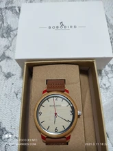 BOBO BIRD-reloj de madera hecho a mano para hombre, movimiento de cuarzo de alta calidad, regalo de cumpleaños con caja de regalo