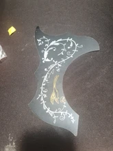 Protectores de púas de guitarra acústica autoadhesivos, placa de rascado multicolor y forma, accesorios de golpeador, 1 Uds.