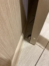 KAK-Tope de puerta de goma de aleación de Zinc, soporte oculto para puerta sin clavos, montado en el suelo, ferretería para Tope de puerta