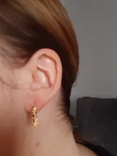 Fanqieliu-pendientes de plata de ley 925 auténtica con forma de luna y estrella para mujer, joyería Vintage creativa, aros cruzados, FQL20495