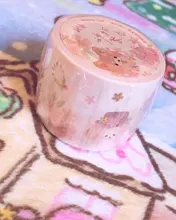 Cinta adhesiva decorativa para álbum de recortes, etiqueta adhesiva japonesa de flores de cerezo Sakura, bricolaje