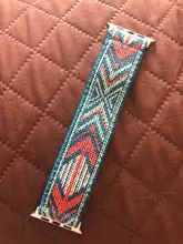 Correa de nailon elástico para Apple Watch, banda Bohemia de 42mm, 44mm, 38mm y 40mm para iwatch 6 SE 5 4 3