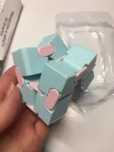 Rompecabezas cuadrado de cubo mágico infinito para niños y adultos, juguete de descompresión para aliviar el estrés, juego de mano divertido, laberinto de cuatro esquinas