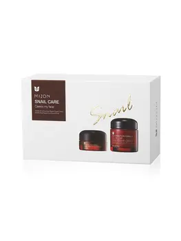 Mizon a set of face creams with mucin snails Mizon all in one Snail Repair cream and snail repair eye cream, 75 + 25 ml
Mizon a set of face creams with mucin snails Mizon all in one Snail Repair cream and snail repair eye cream, 75 + 25 ml
