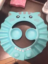 Gorra impermeable para niños, gorro seguro para Baby Shower, visera de baño para niños, gorro ajustable para Baby Shower, protege los ojos y el cabello