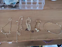 DIEZI-tobillera con cadena de Color dorado para mujer y niña, pulsera de tobillo Estilo Vintage bohemio, corazón, mariposa, joyería de playa, 6 estilos