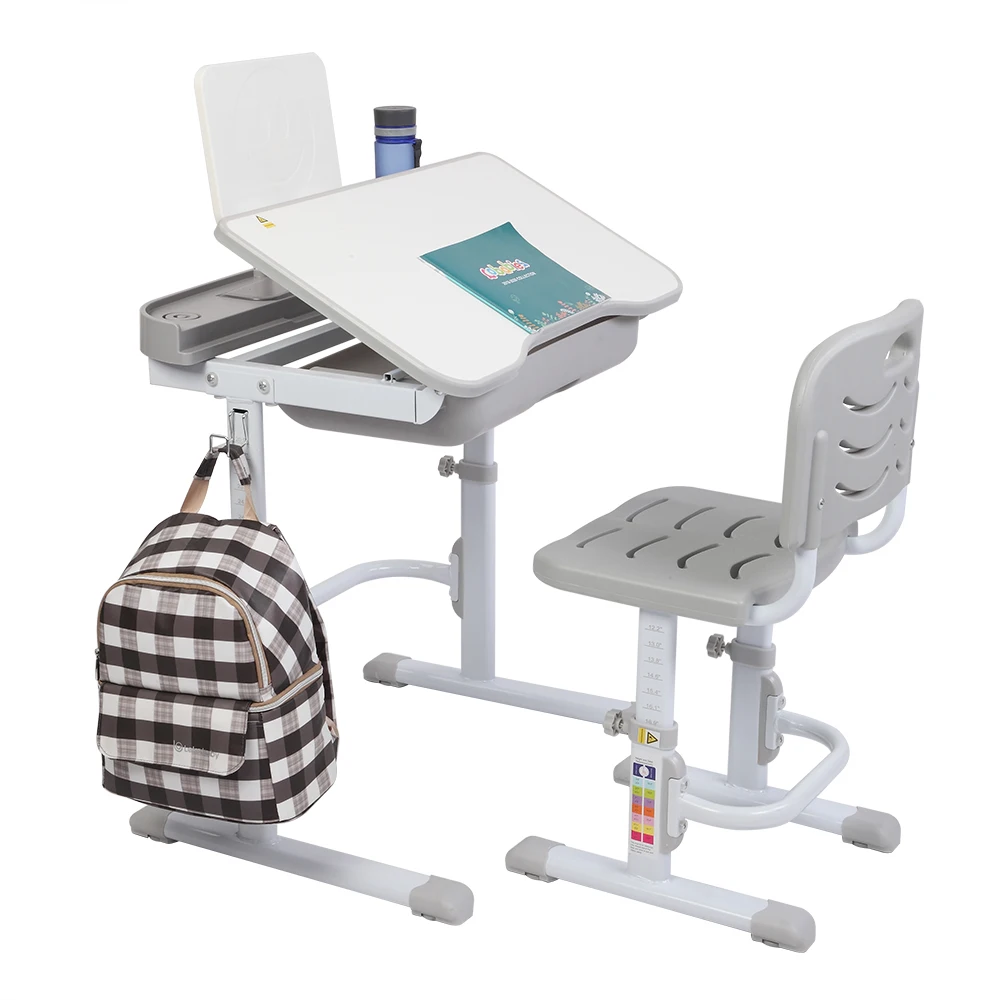 70CM Lifting Table Can Tilt Children Learning Table And Chair Gray (With Reading Stand Without Table Lamp)
70CM Lifting Table Can Tilt Children Learning Table And Chair Gray (With Reading Stand Without Table Lamp)