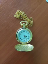 Oro real escudo patrón de la Corona de cuarzo reloj de bolsillo superior de lujo collar de cadena colgante Steampunk reloj coleccionables joyería regalos