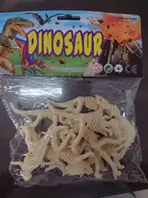 12 Uds. De dinosaurios de simulación, esqueleto, fósiles, puzle, juguetes cognitivos, regalos de Navidad para niños