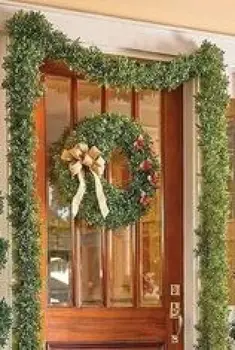 Ebruli Exterior Door Ornament Set Christmas New Year Special Occasions fifty cm wreath and ten meter in length
Ebruli Exterior Door Ornament Set Christmas New Year Special Occasions fifty cm wreath and ten meter in length