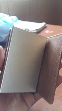 BISI GORO-cartera de mano antirrobo para hombre y mujer, billetera con bloqueo RFID, tarjetero, funda de identificación de Metal, para negocios, vaquera, Pop-up, 2021