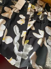 De las mujeres de la moda camisetas de las señoras Slim con cuello de pico de Blusa de la gasa de las mujeres ropa de oficina 2021 Ropa de Trabajo camisa de las mujeres de talla grande Blusa 882G