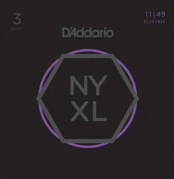 Nyxl1149-3p NYXL 3 sets of strings for electric guitar, medium, 11-49, D'Addario
Nyxl1149-3p NYXL 3 sets of strings for electric guitar, medium, 11-49, D'Addario
