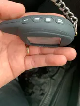 Fundas de llave de silicona M7 para coche, Protector de pantalla LCD de dos vías, con alarma, Control remoto, para Scher Kan Magicar 7, 8, 9, 10, 11, Ruso