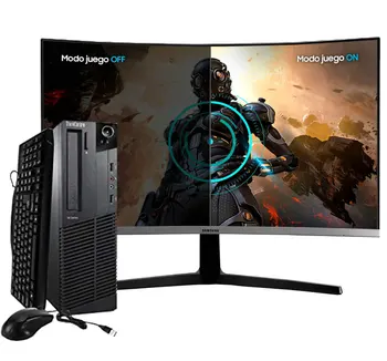 Lenovo ThinkCentre M92p SFF-desktop computer + curved Monitor 27 ''(Intel Core I5-3470 3.2 GHz, 8GB RAM, SSD disk
Lenovo ThinkCentre M92p SFF-desktop computer + curved Monitor 27 ''(Intel Core I5-3470 3.2 GHz, 8GB RAM, SSD disk