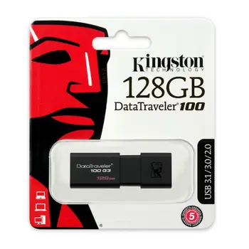 Pendrive Kingston 128 hard gb USB 3. 0 DataTraveler 100 G3-Original usb Memory Flash Drive
Pendrive Kingston 128 hard gb USB 3. 0 DataTraveler 100 G3-Original usb Memory Flash Drive