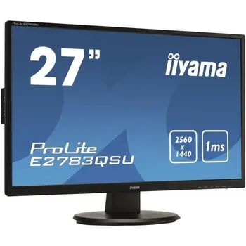 

Screen PC - IIYAMA ProLite E2783QSU-B1 - 27 WQHD - Panel TN - 1 ms - HDMI / DVI / DisplayPort