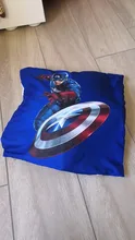 Funda de cojín de superhéroe de Marvel, 45x45cm, Spiderman, Caption America, impresión del Iron man, funda de almohada suave para decoración del hogar, regalo para seguidores