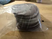 Discos de lija de forma redonda, papel de lija de 100mm, gancho de bucle, hoja de pulido, papel de lija de 8 agujeros, almohadilla de pulido, 125 Uds.