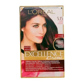 Permanent Dye Excellence Creme L'Oreal Expert Professionnel Frozen chestnut
Permanent Dye Excellence Creme L'Oreal Expert Professionnel Frozen chestnut