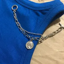 VKME-Conjunto de pulseras de cadena cubana Punk para mujer, brazaletes de Color dorado grueso, Miami, bohemio, joyería de moda, 3/4 Uds.