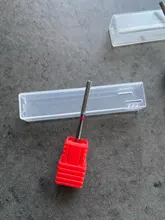 EasyNail-broca de taladro de acero de tungsteno para uñas, boquilla de carburo, removedor de Gel, limpiador de uñas, 3/32 pulgadas, 406502