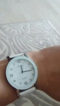 Reloj informal para mujer, correa de cuero dulce, reloj de pulsera deportivo para exteriores, regalo para chica joven, reloj de pulsera Popular para mujer