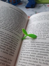 Marcapáginas de hierba de silicona, marcadores de hierba pequeños, Bloc de notas, notas, papelería, regalo de novedad, suministros escolares, 1 ud.