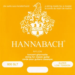 800SLT Yellow SILVER PLATED Set strings for classical guitar nylon/silver plated Hannabach
800SLT Yellow SILVER PLATED Set strings for classical guitar nylon/silver plated Hannabach