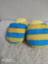 1pc Pet Dog Toys Squeak Plush Toys for Dogs Slipper Shape Dog Chew Toy Soft Plush Puppy