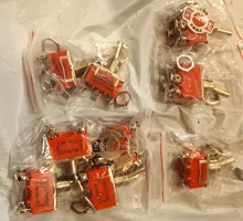 Interruptor de palanca naranja, Terminal ON-OFF 15A 250V, 2 pines, E-TEN1021, buena calidad, envío gratis, 1 uds.